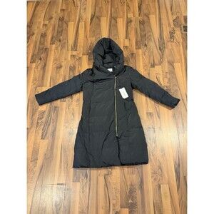 COLE HAAN Signature Asymmetrical Pillow-Collar Down Puffer Coat size XL